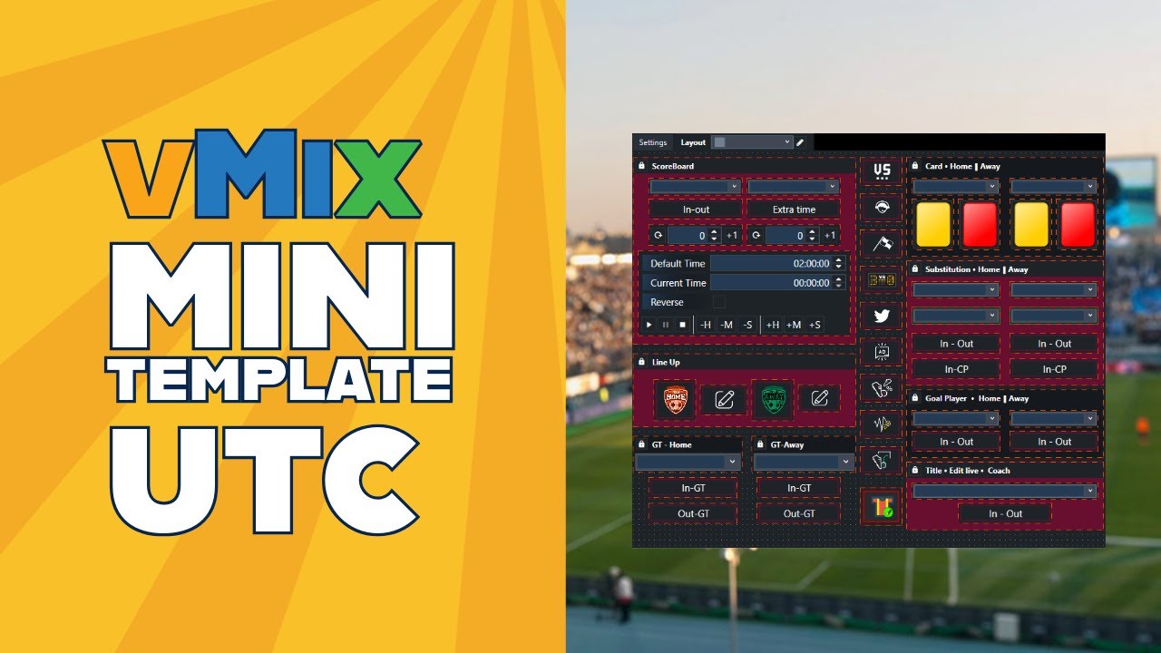 vMix UTC : รีวิว iProSoccer ปลั๊กอินงานฟุตบอลสำหรับ vMix!