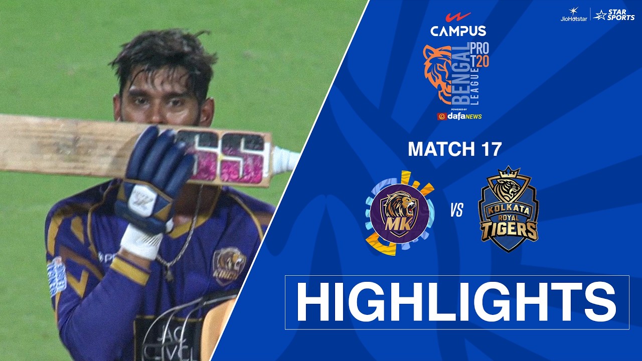 #Rishabh and #Aditya power #MurshidabadKings past #KolkataRoyalTigers | Highlights #BengalT20League
