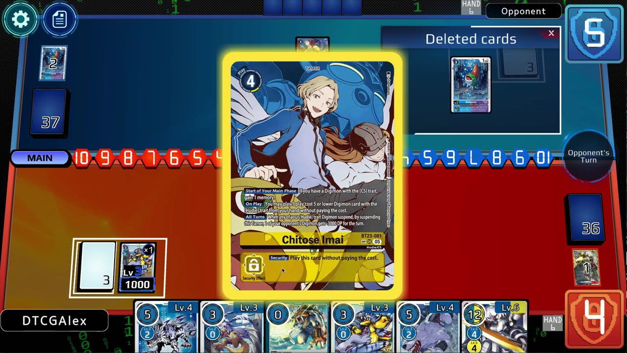 Digimon TCG - BT23 - DCGO - Gabumaggar vs Hudiemon