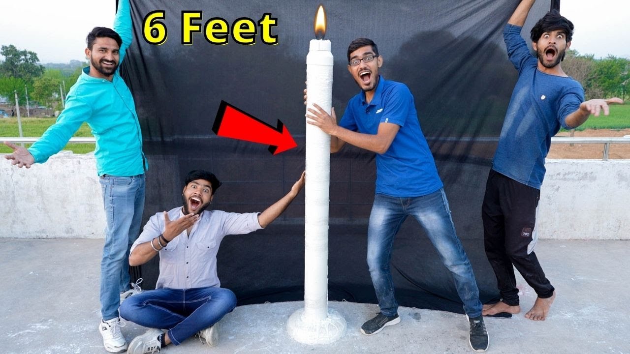 We Made Biggest Candle In World🕯️! हमने बनायीं सबसे बड़ी मोमबत्ती | क्या ये जल पायेगी?
