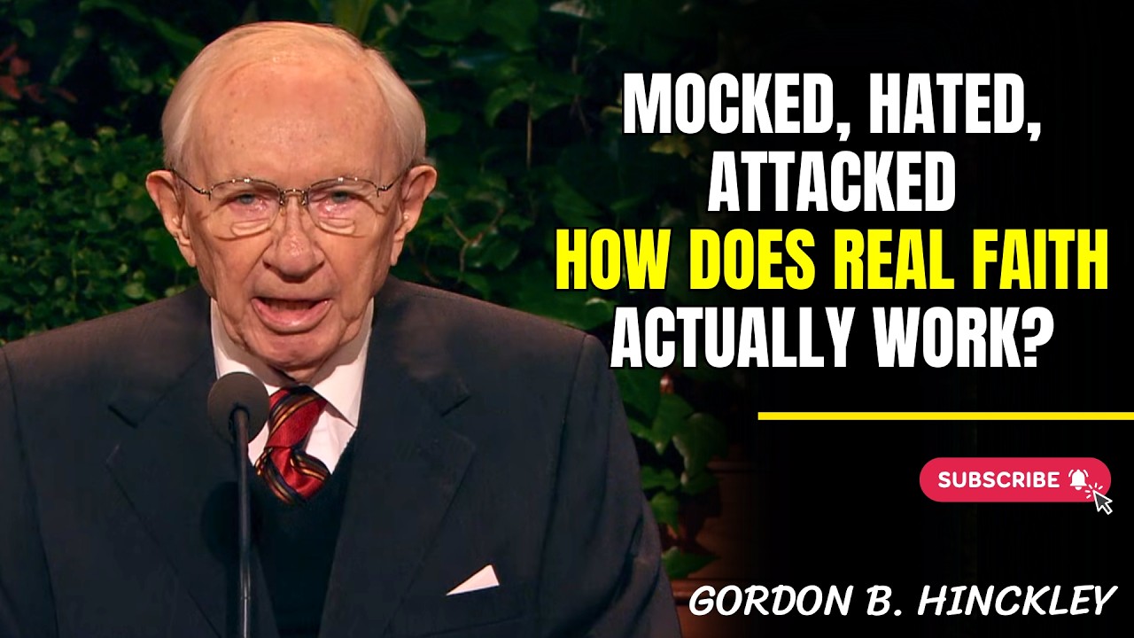 Gordon B. Hinckley | Mocked, hated, attacked—how does real faith actually work?