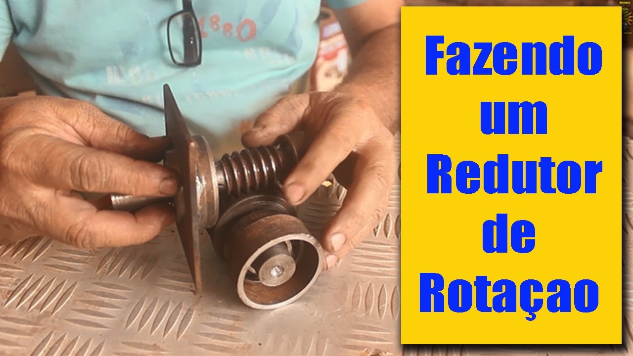 Fazendo um redutor de rotação