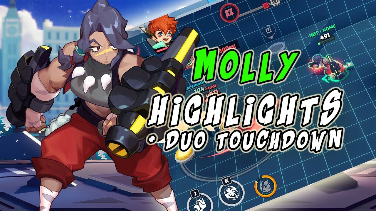 Molly Highlights + Duo Touchdown mode! - Smash Legends
