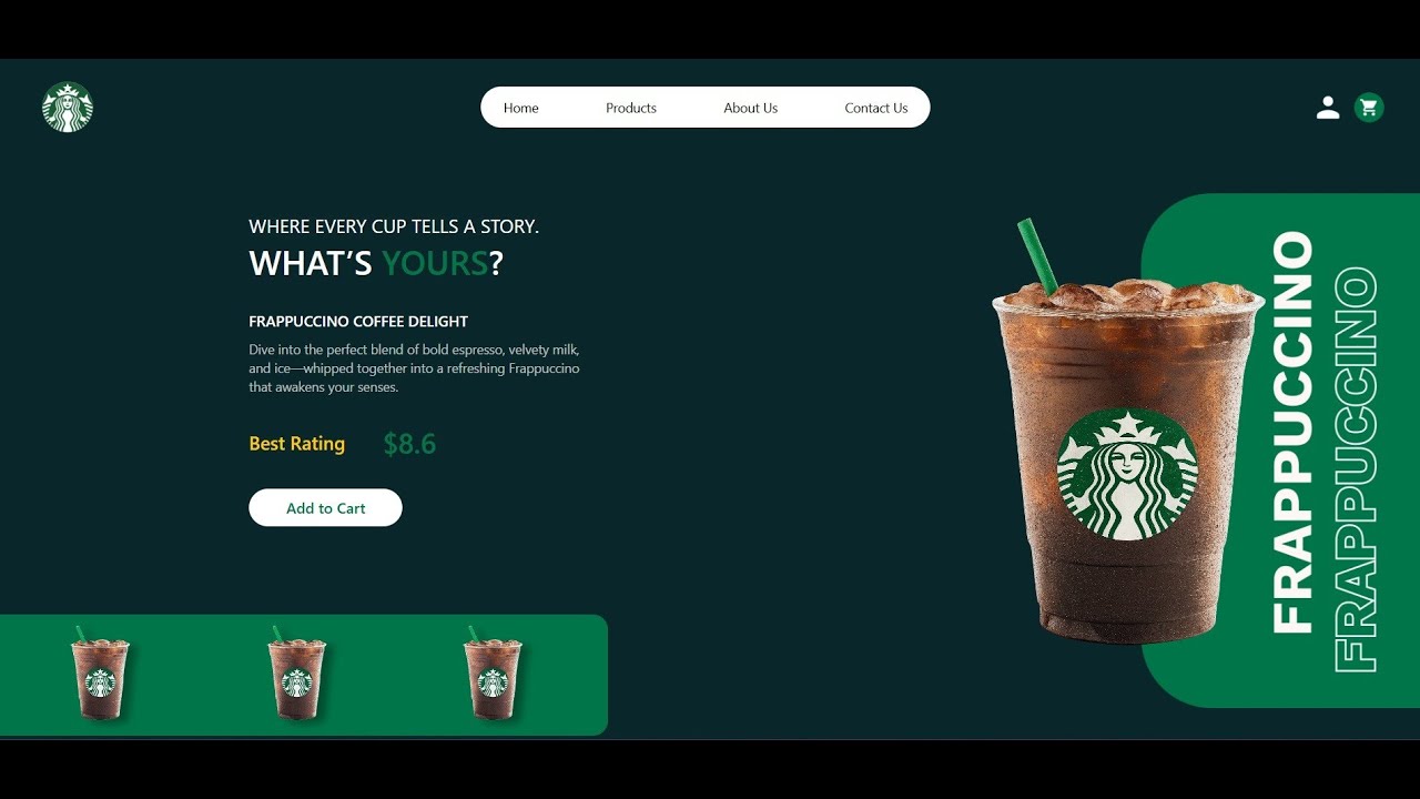 🔥Build a Starbucks Website Using React & Tailwind CSS | Full Modern UI Tutorial