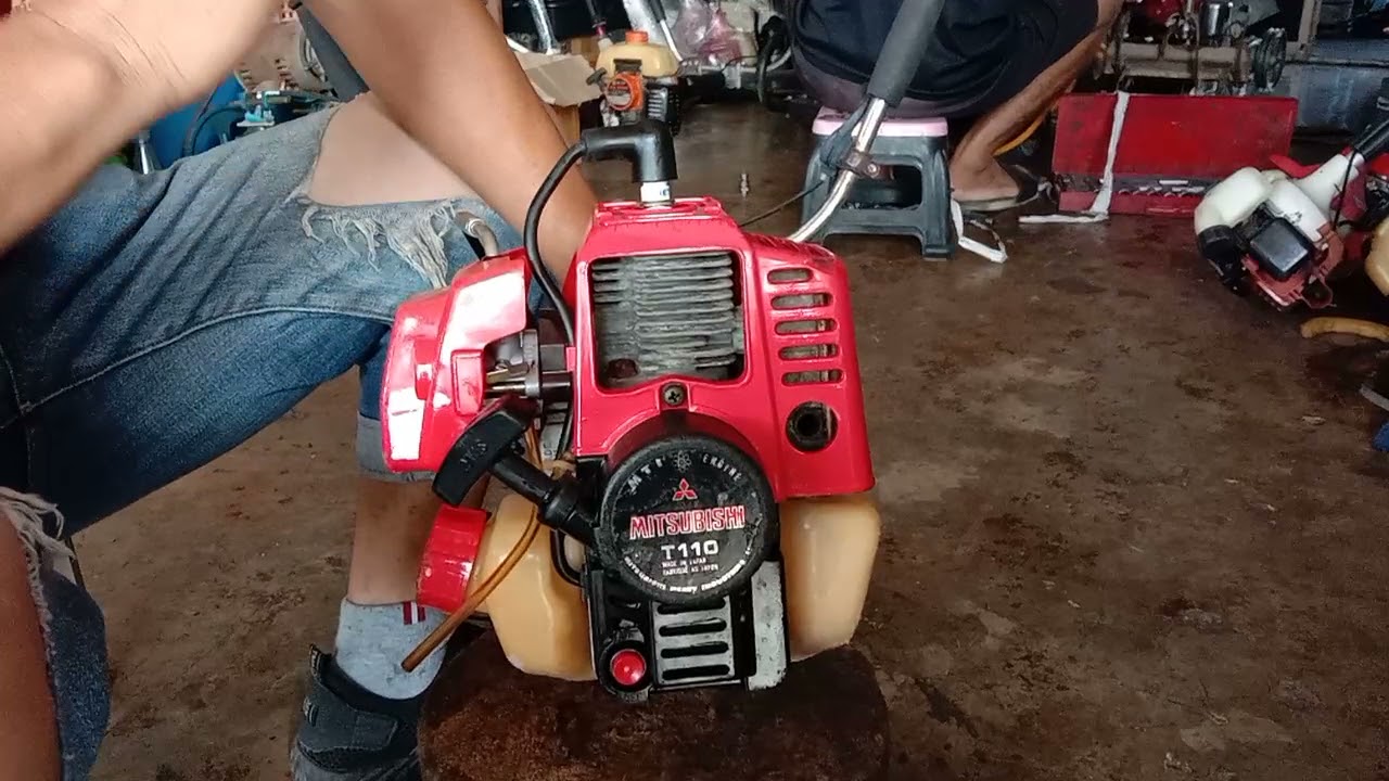 เครื่องตัดหญ้ามือสองญี่ปุ่น Mitsubishi T110 /ขายแล้ว/063-8075120