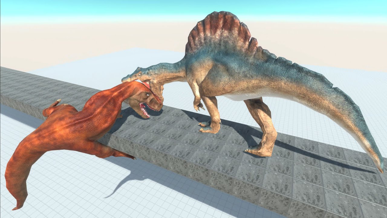 SKY BRIDGE TREX vs EVERY UNIT - Animal Revolt Battle Simulator