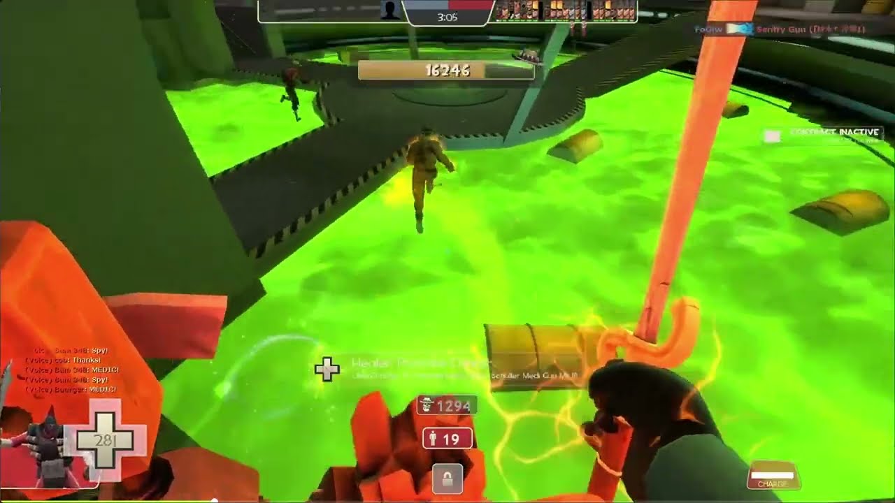 8k damage dealt as demoknight tf2 in vsh_nucleus (Team Fortress 2)