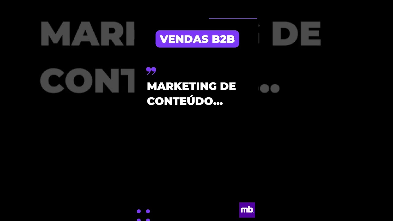 Marketing de Conte&uacute;do... #shorts #vendasb2b