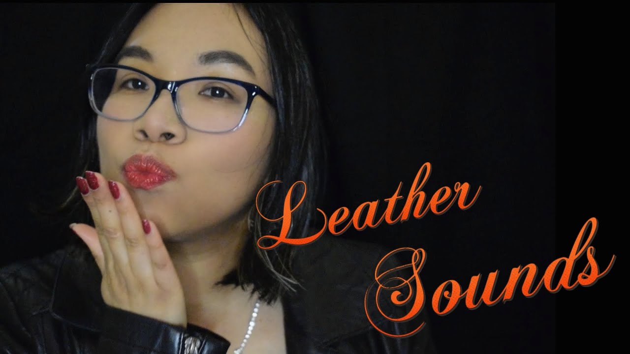 ASMR Leather Jacket Scratching and Zipper Sounds For Sleep (No Talking, Hand Movements) 🖤
