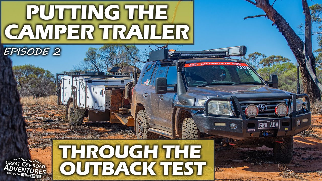 Outback travel in WA's vast Goldfields - Remote 4WD Exploring with our camper trailer
