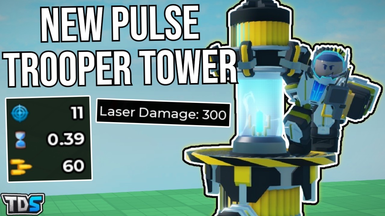 I tried the NEW Pulse Trooper Tower | Roblox TDS