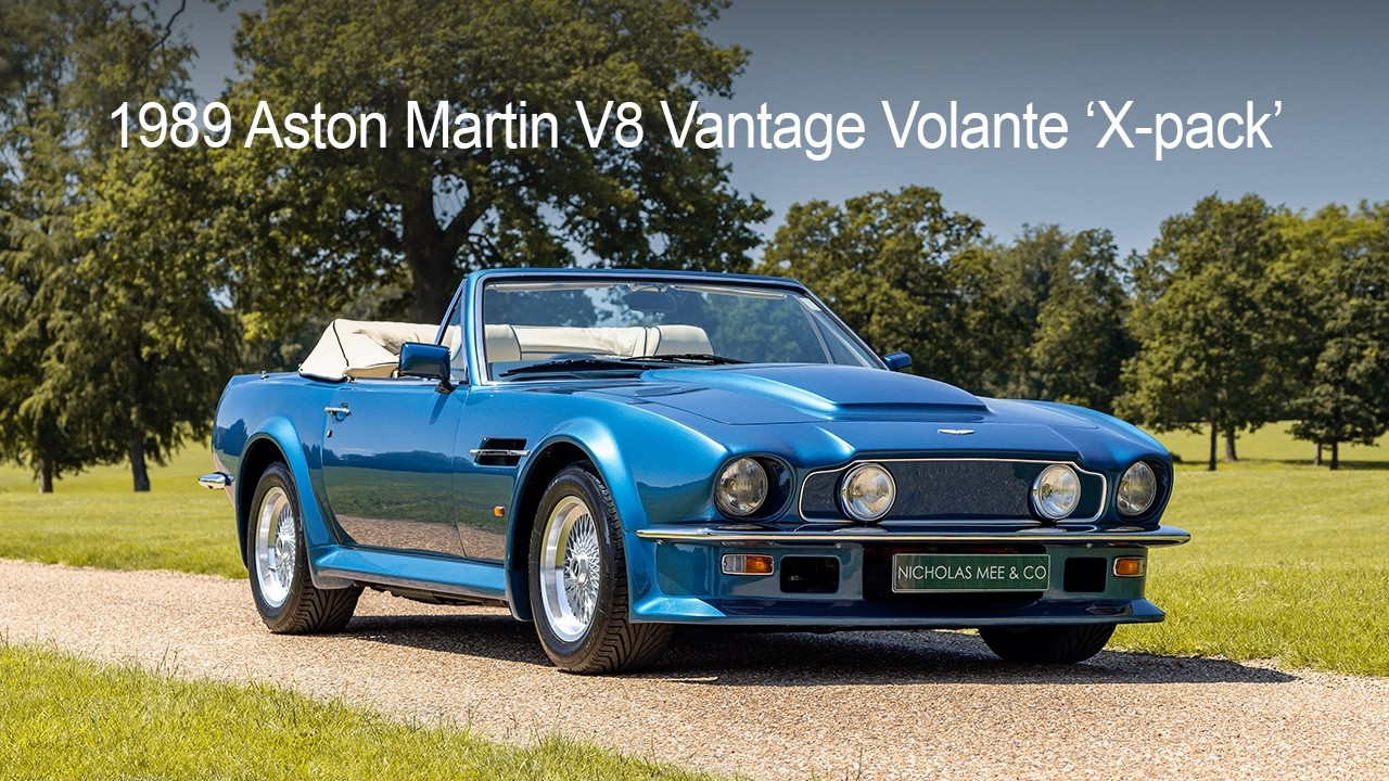 1989 Aston Martin V8 Vantage Volante 'X-pack' - Nicholas Mee & Company, Aston Martin Specialists