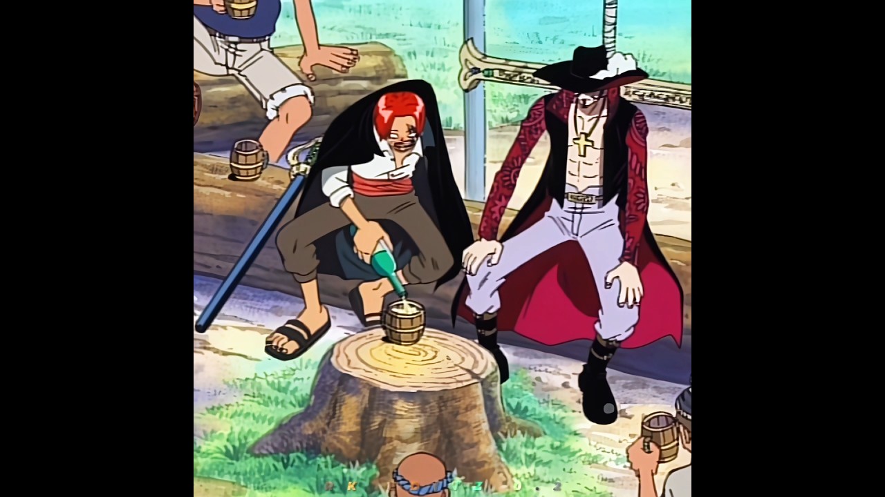 SHANKS AND MIHAWK SCARES EVERY ONE PIECE FAN 🔥🥶 #onepiece #shanks #mihawk