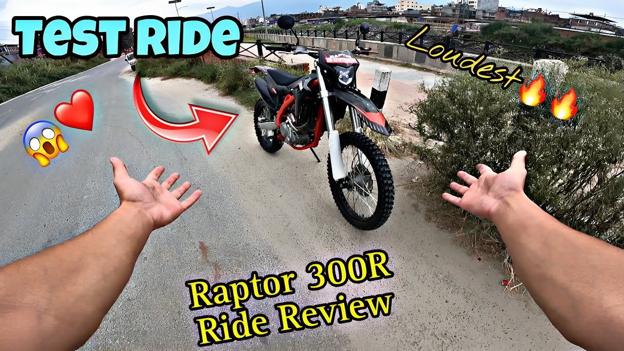 Raptor 300R Test Ride Review !! 😱❤️Loudest Than Crossfire 🥵🔥 #raptor