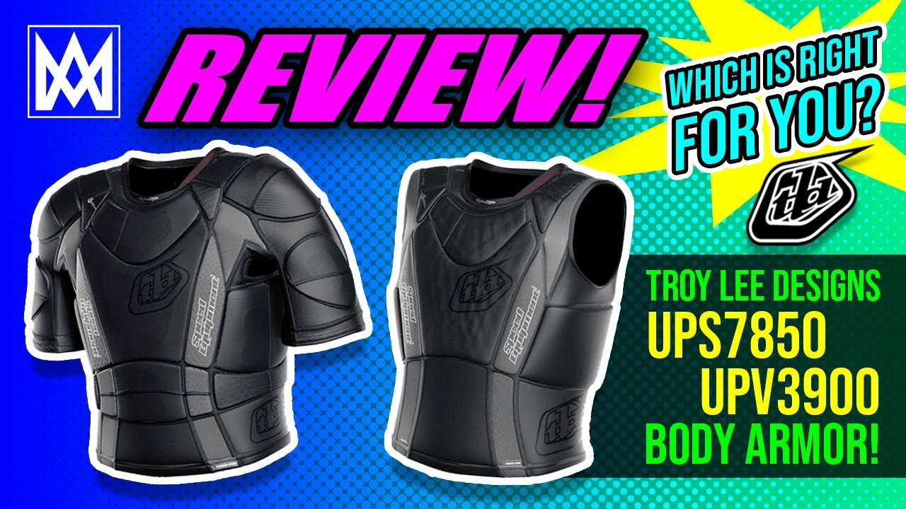 Troy Lee Designs TLD UPS7850 and UPV3900 Body Armor REVIEW! | MTB | EMTB | Protection