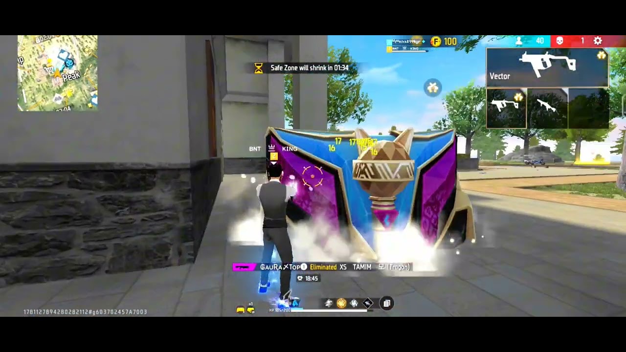 Victor challenge solo Vs squad rash bnt king bd 👑