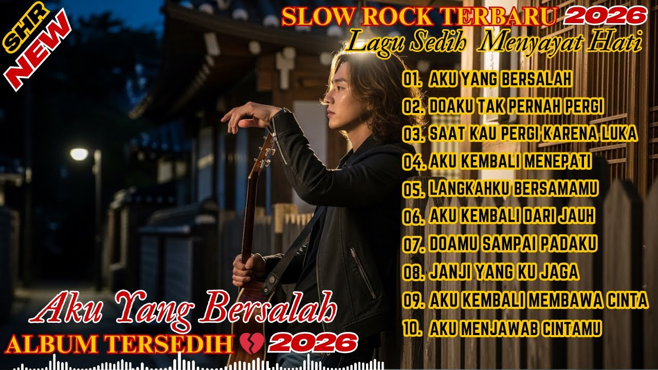 🌙 Slow Rock Sedih 2026 Pengantar Malam | Lagu Sepi & Kenangan Paling Perih 🌌 | SHR Slow Rock.