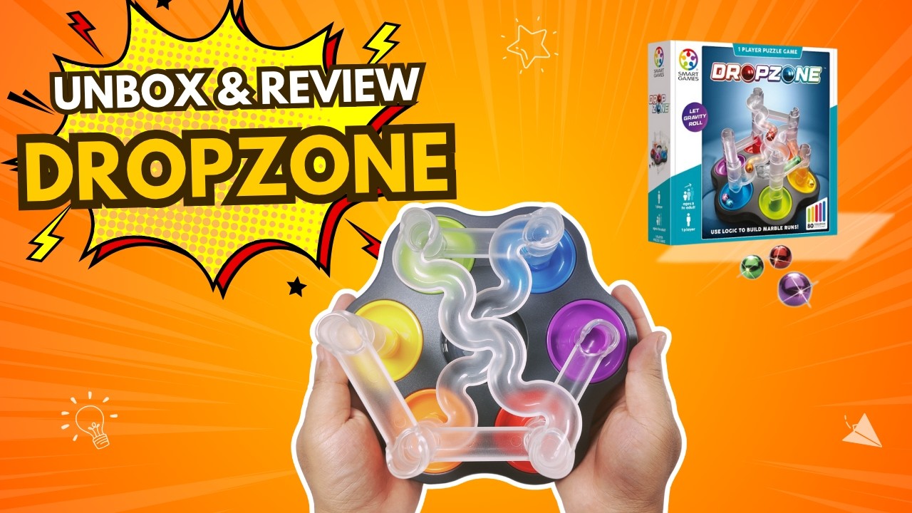 DROPZONE GAME: Thử Thách 'GPS Xoắn Não' - Unbox & Review Trò Chơi Puzzle Siêu Khó | Smart Games