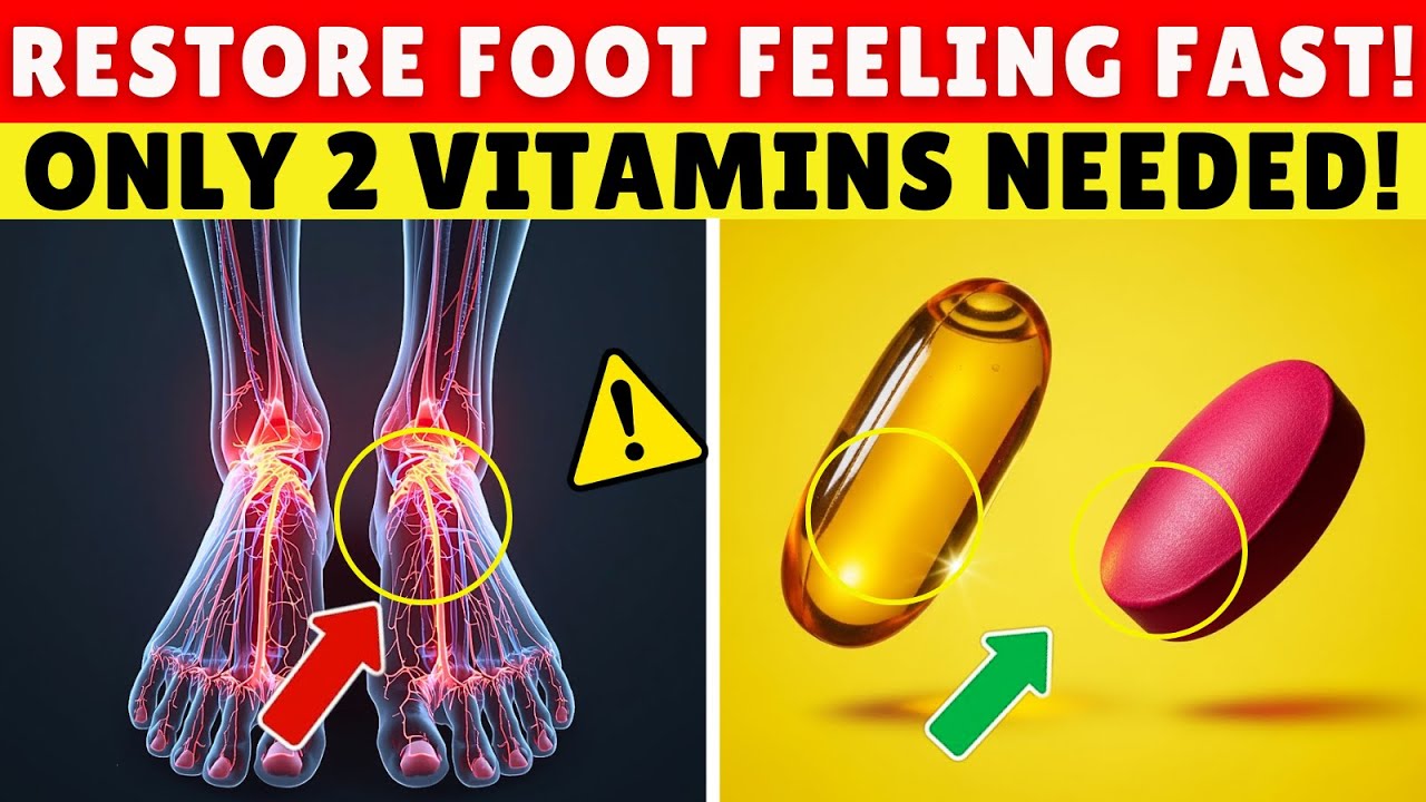 The ONLY 2 Vitamins You Need to Fix Numb Feet After 60 | Senior Health Tips