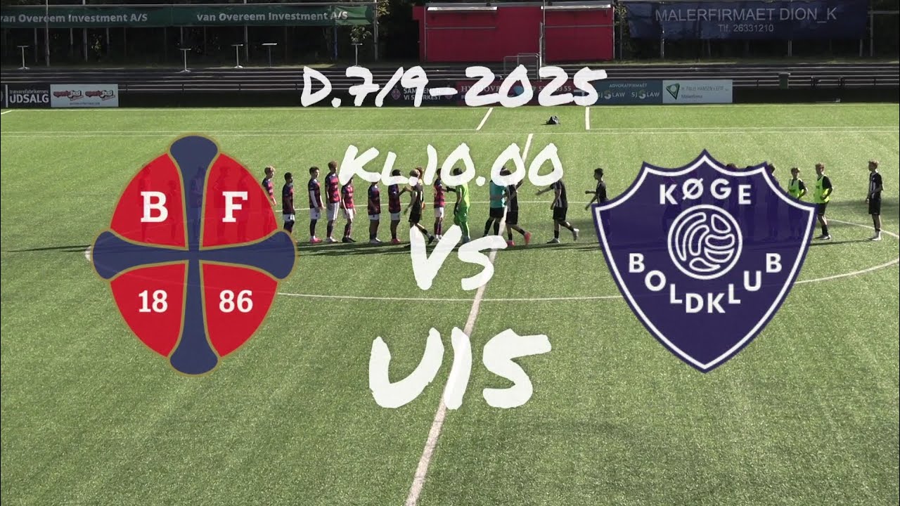 Bk Frem U15 - Køge Bk U15, 2(D.7/9-2025)