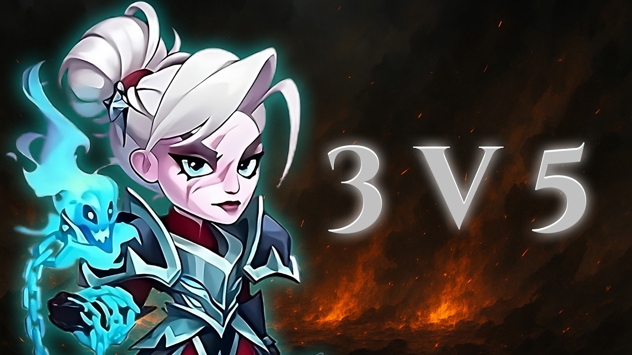 Hero Wars Lyria 3 vs 5 Battles