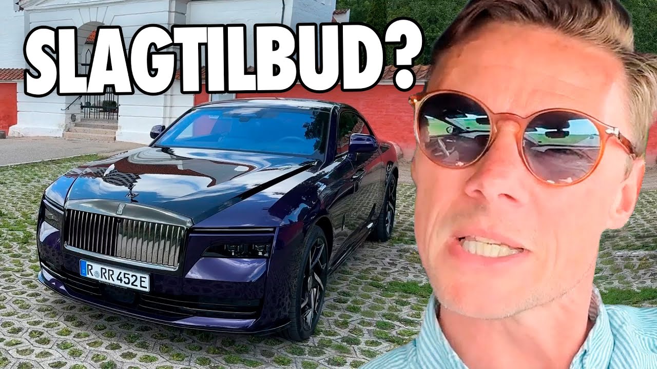 SPAR MILLIONER🤩 Danmarks DYRESTE elbil er et slagtilbud &ndash; Rolls-Royce Spectre Black Badge (2021)