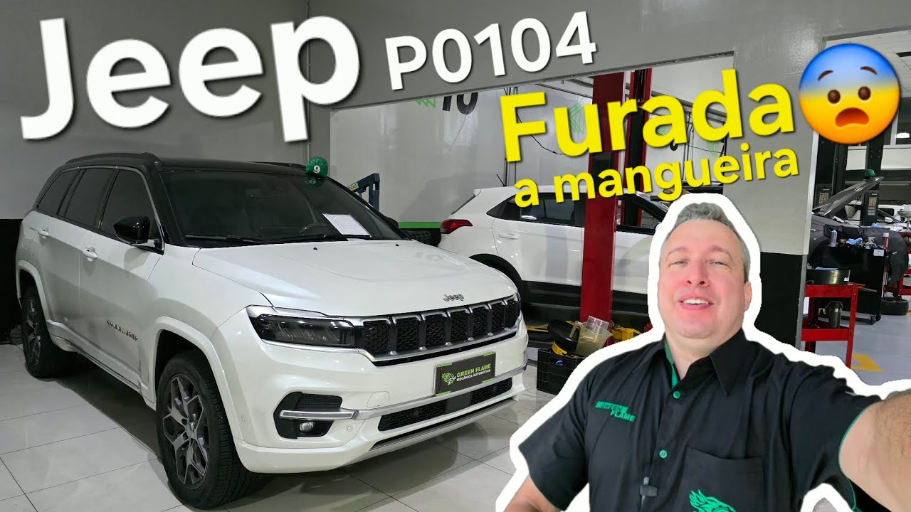 26/01/26 - (DDO) P0104 - Jeep Commander Diesel Mangueira Intercooler Furada Falha MAF #jeep #p0104