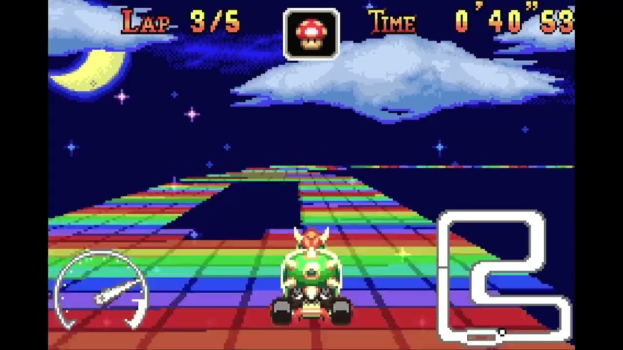 Retro Rainbow Road - 1:13.43