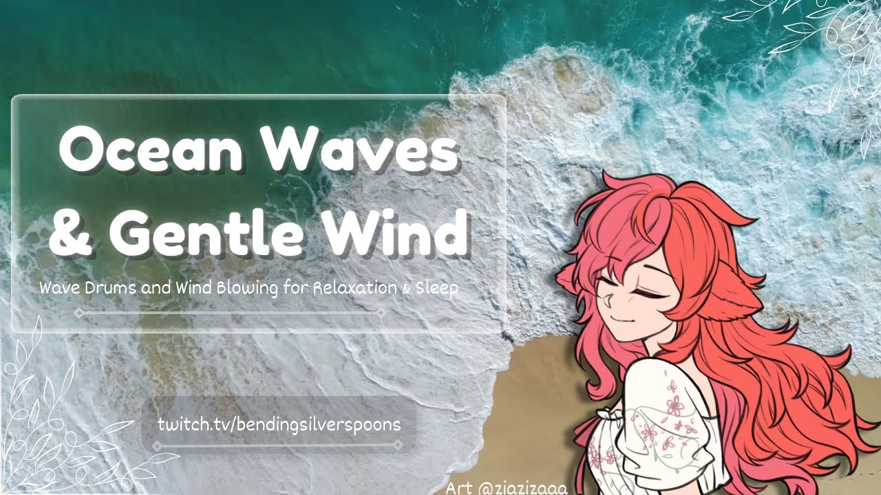 Ocean Waves & Gentle Wind for Relaxation and Sleep-BendingSilverSpoons
