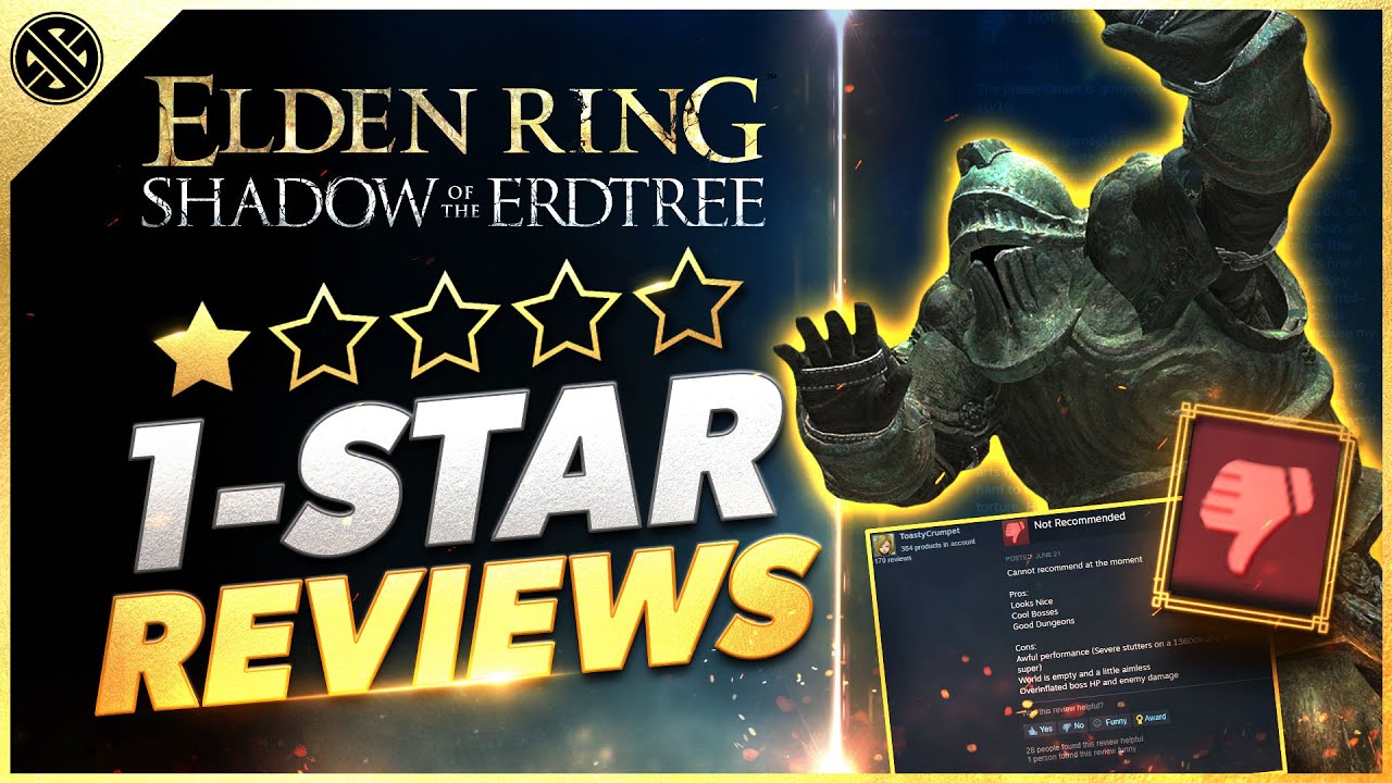 Elden Ring Shadow of the Erdtree Is TERRIBLE...According To These One-Star Reviews