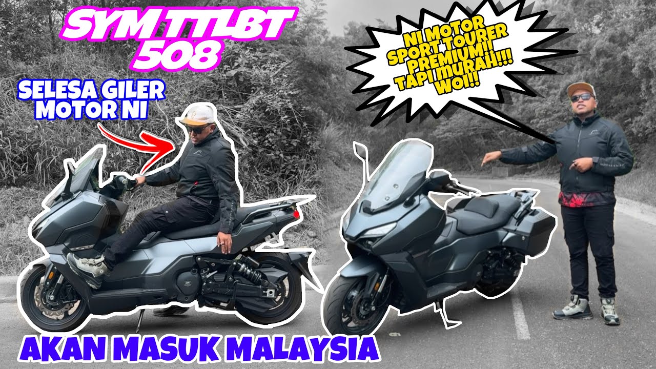 #1021 MOTOR SPORT TOURER PREMIUM TAPI MURAH| SYM TTLBT 508 | TAIWAN