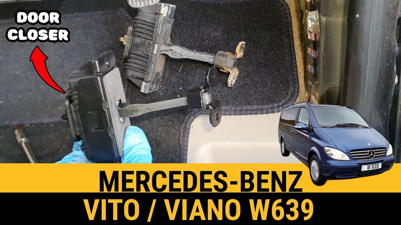 Mercedes-Benz Vito Viano Door holder catch strap closer W639 447 448 Vito Viano V-Class OM646 OM651
