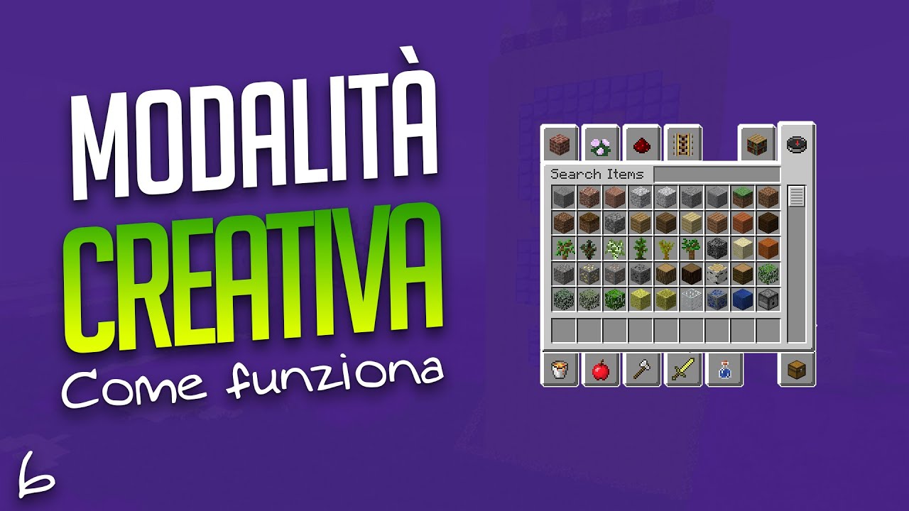 La modalità Creativa ⥊ Minecraft - La Guida