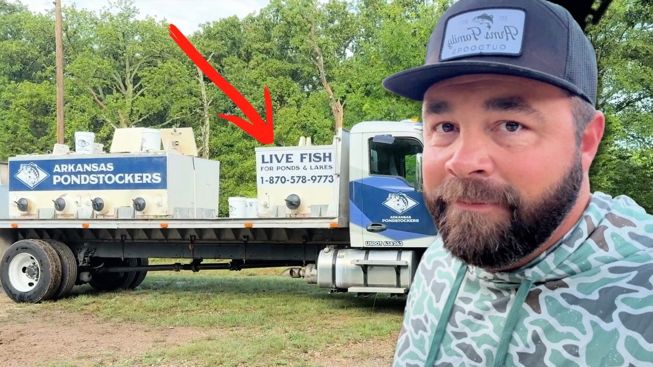 Stocking Our Pond with a Truck Load of Fish!