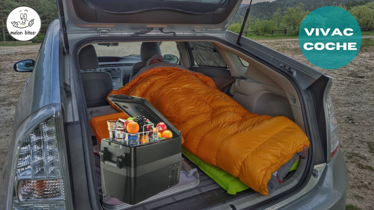 ¿Vivac en Coche? Dormir en el COCHE CAMPER Nevera Joytutus 40L