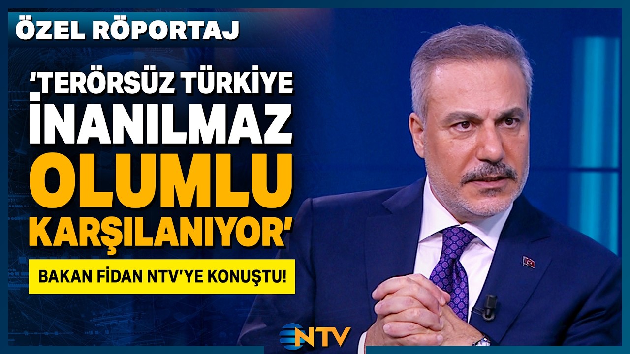 Dışişleri Bakanı Fidan Ter&ouml;rs&uuml;z T&uuml;rkiye'de Son Durum Hakkında A&ccedil;ıklama Yaptı | NTV