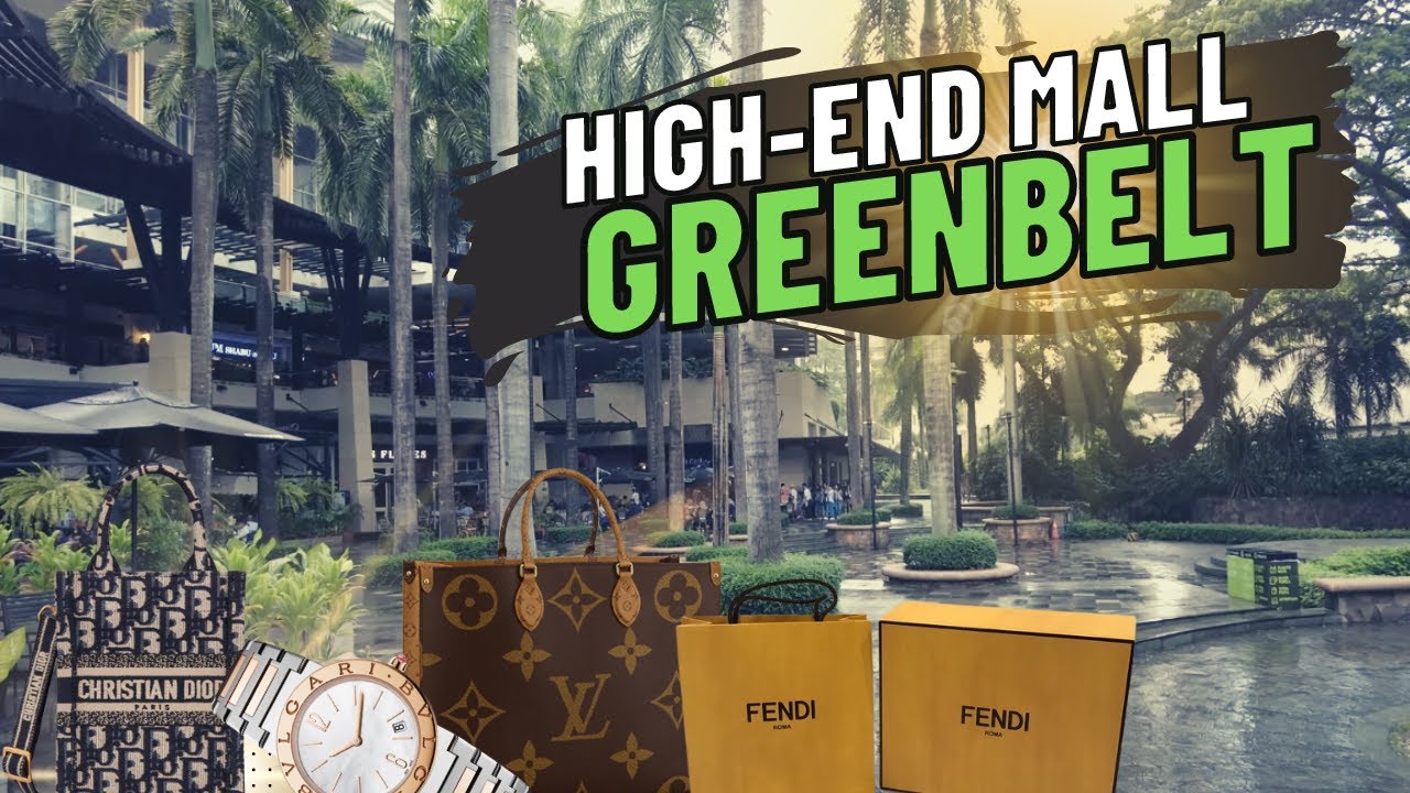 [4K] Walking Tour - GREENBELT 2 & 3 | Luxury High-end Mall at Makati Philippines