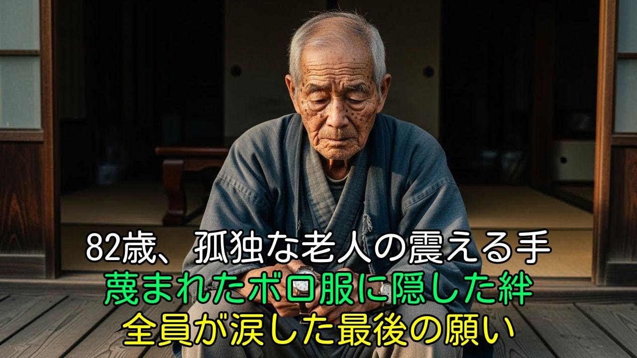 【涙腺崩壊】「その格好で買うんですか？」と笑われた82歳の独居老人。翌日、店が全力謝罪した“正体”と、彼が隠した最後の願いに涙が止まらない。