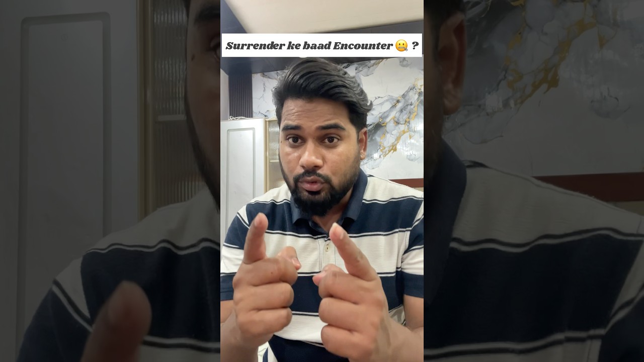 Surrender ke baad encounter akhir kiu ?  #baharttiwari #encounter #biharpolice #surrender