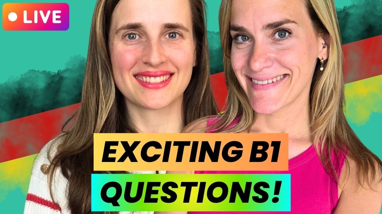 Deutsch B1 im echten Dialog | Jenny & Jacqueline im Austausch