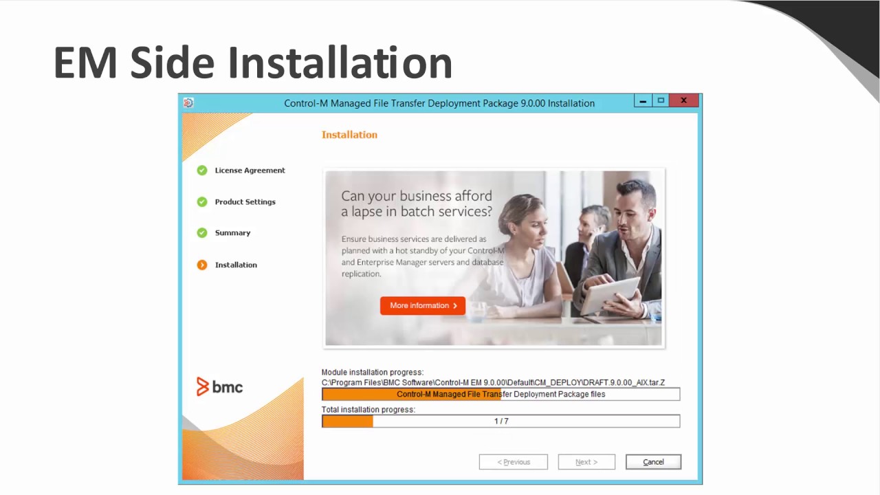 Connect with Control-M: Managed File Transfer
