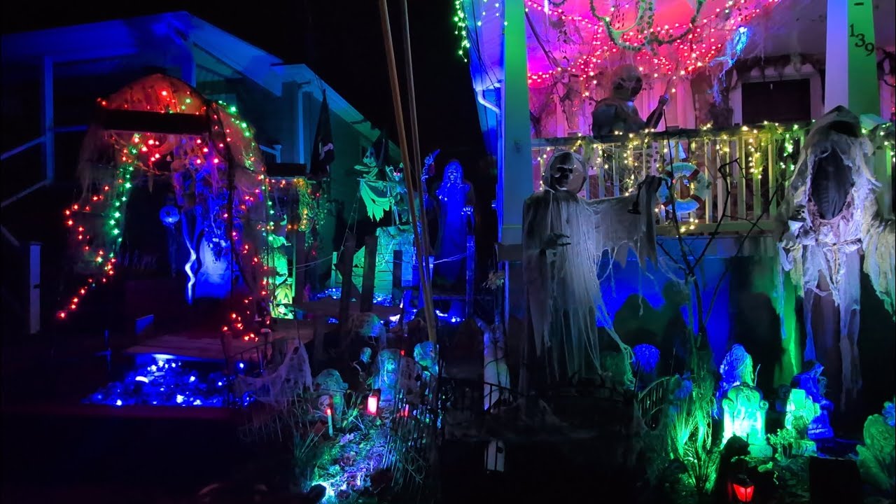 2025 halloween display setup no. 14 (finishing the job)