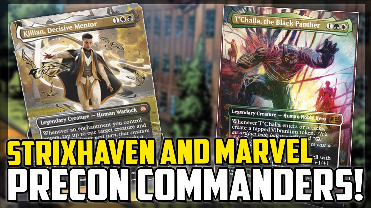 Огромные анонсы Strixhaven и Marvel! Все предварительные версии Face Commander!