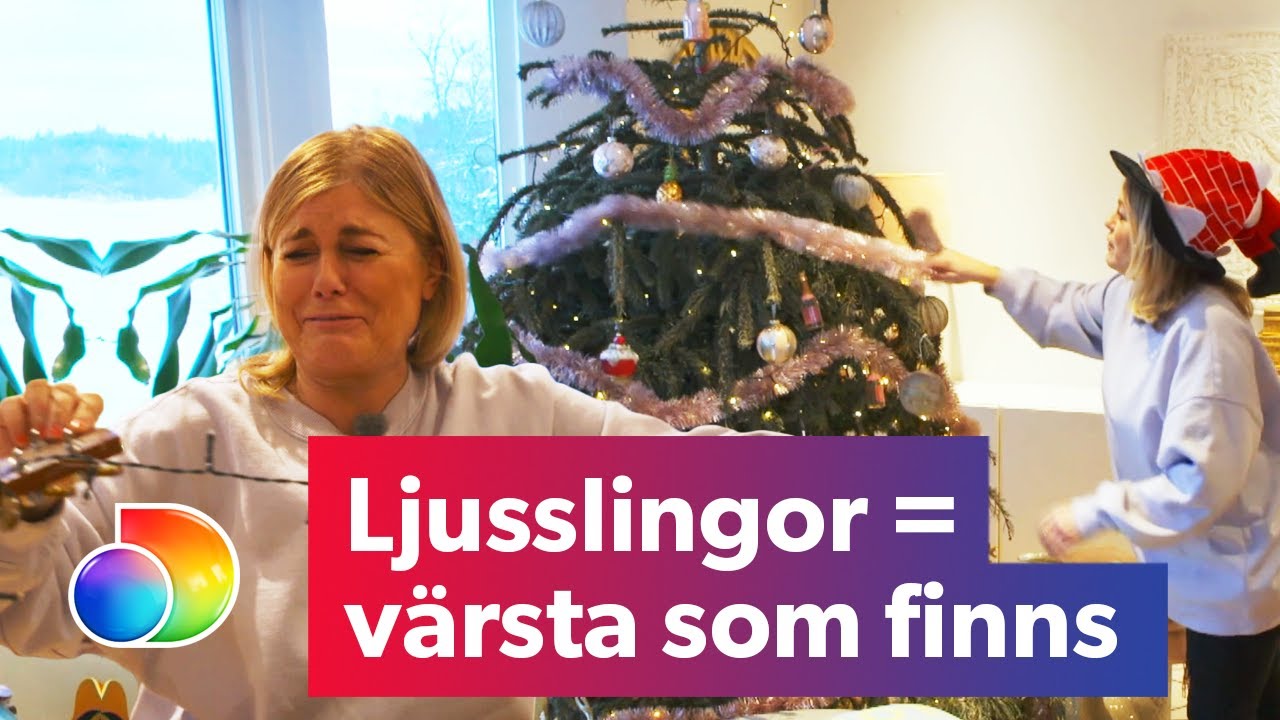 Pernilla Wahlgren stökar bort julen | Wahlgrens värld | discovery+ Sverige