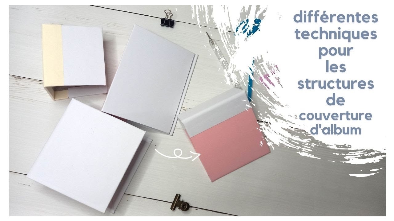TUTO 3  différentes techniques couverture , Structure d'album