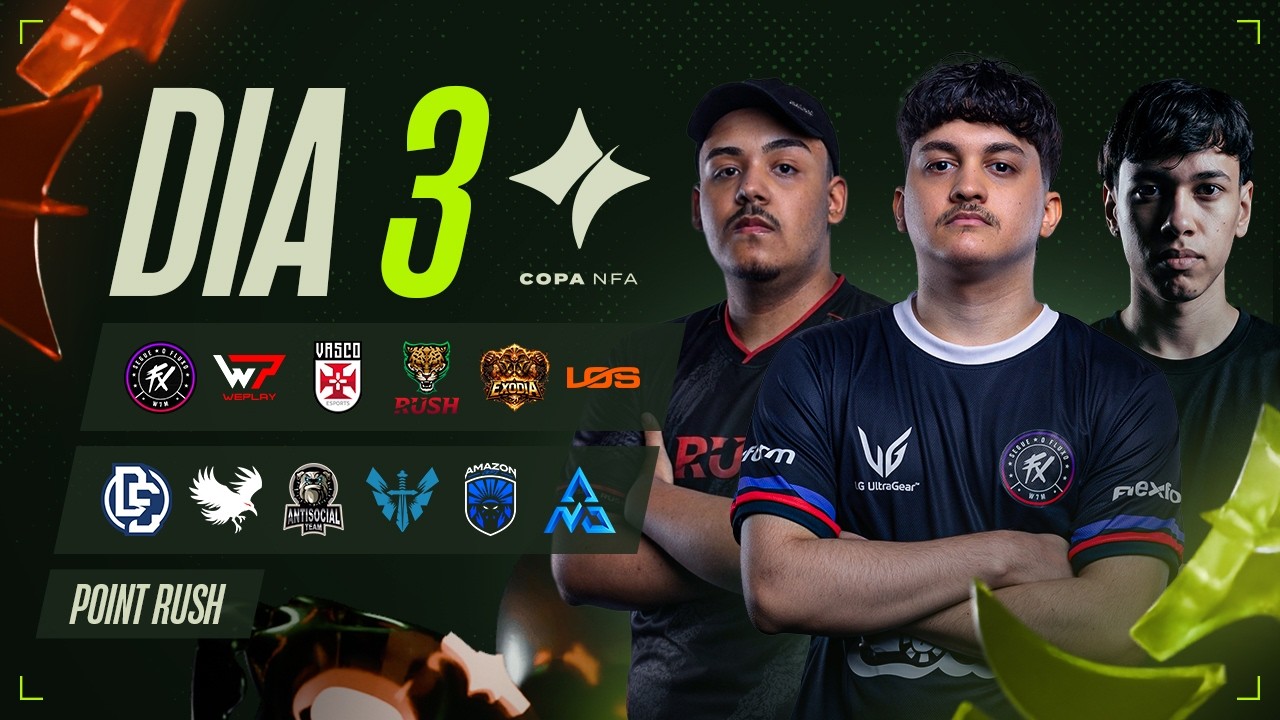 COPA NFA SPLIT 1 26 🟢 POINT RUSH | DIA 3 - A LOBBY MAIS INSANO DA COPA NFA É AGORA! #copanfa