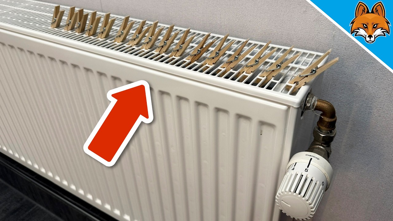 Все прикрепляют прищепку к радиатору 💥 (Вот гениальная причина) 🤯