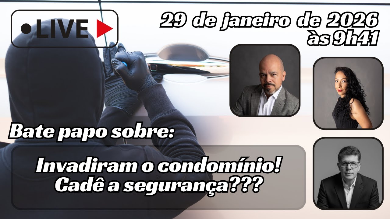 Invadiram o condomínio! Cadê a segurança???