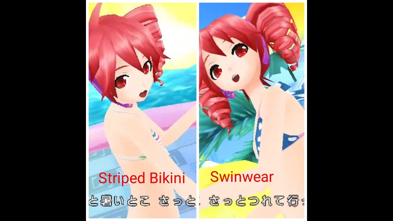 [PDE - DLC] Swinwear Teto & Striped Bikini Teto - Dear Cocoa Girls