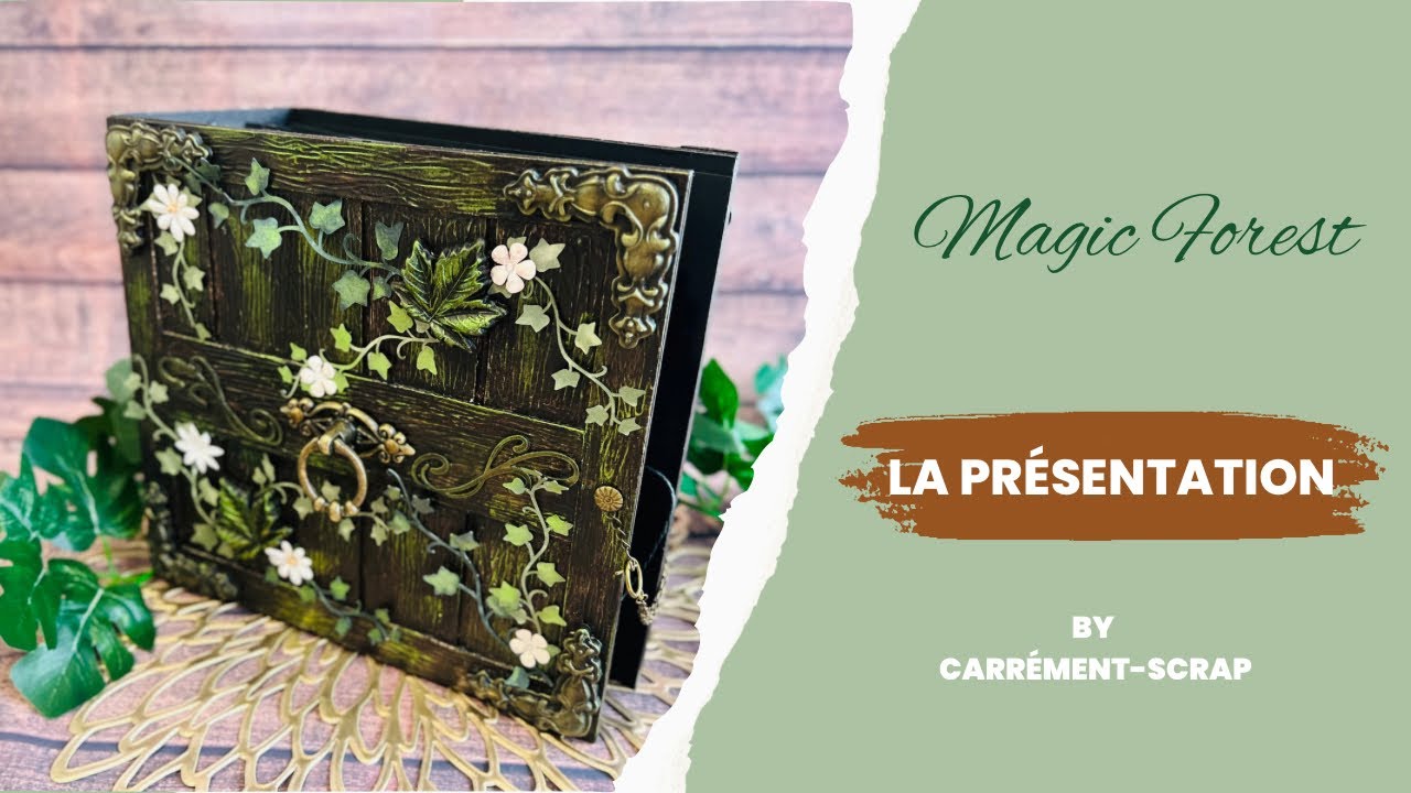 Présentation Album scrapbooking pop-up « Magic Forest » @Stamperiainternational